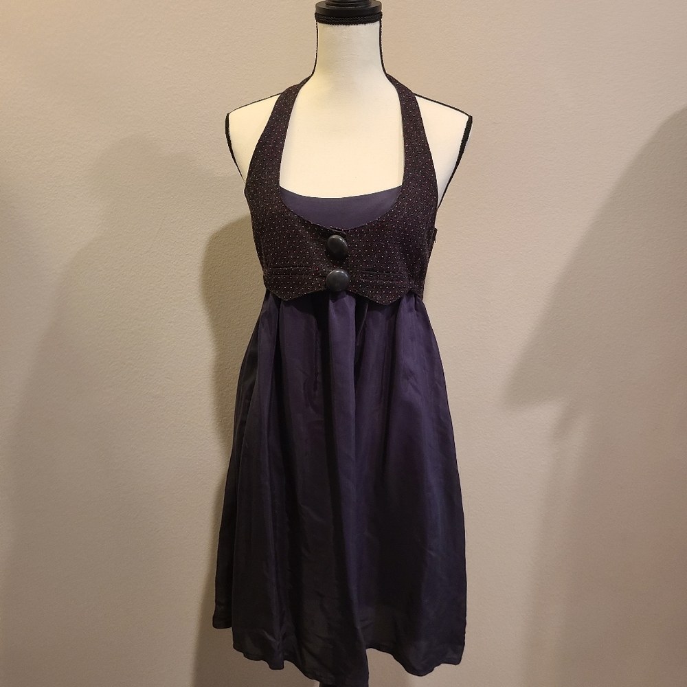 Dept Dress with attached wool vest